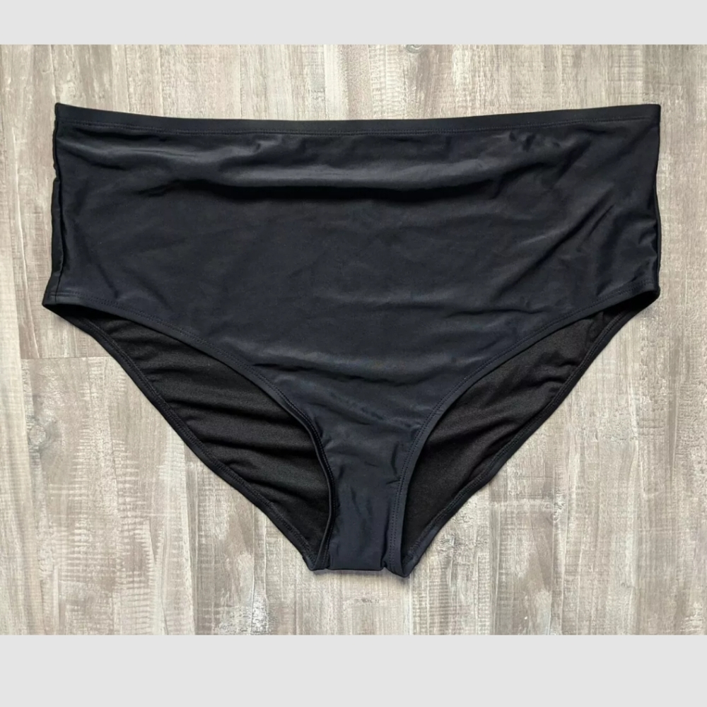 Moxi Blu Bikini Hipster Bottom Ebony Plus Size 4X
